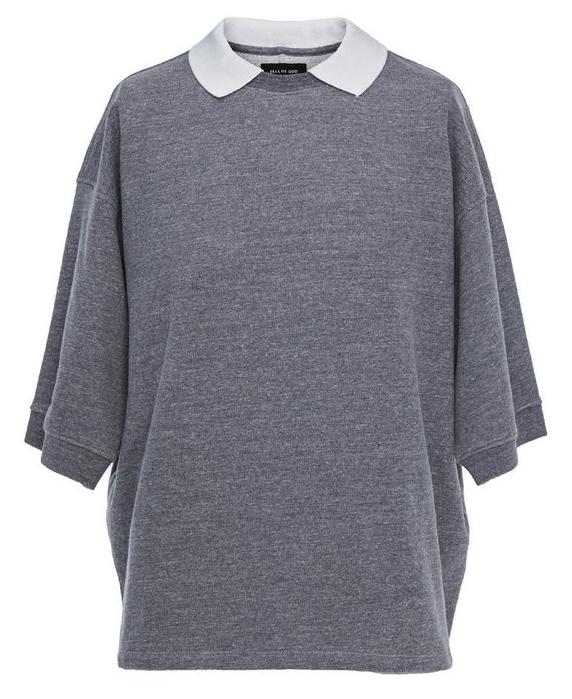 FEAR OF GOD Heavy Terry Polo Grey Men's - Fifth Collection - US