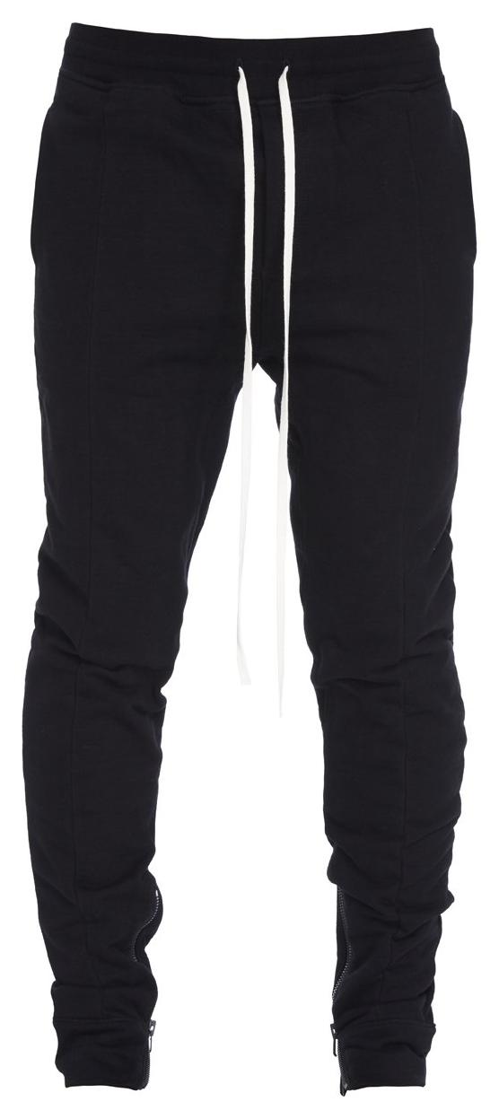 B1archive Shirred Flare Sweatpants - Black