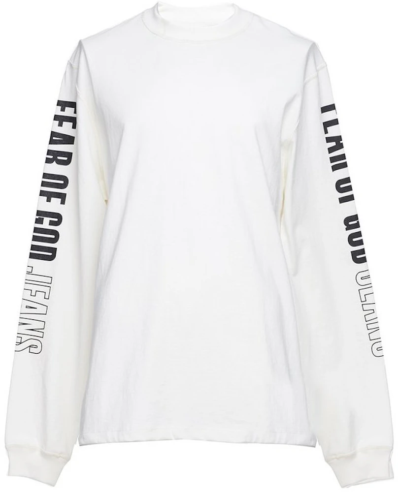 FEAR OF GOD Inside Out Longsleeve Shirt White Men's - Fifth Collection - GB