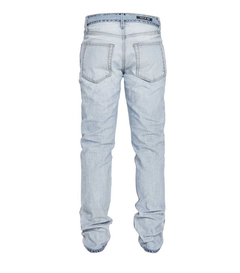 FEAR OF GOD Inside Out Slim Denim Jeans Vintage Indigo - Sixth