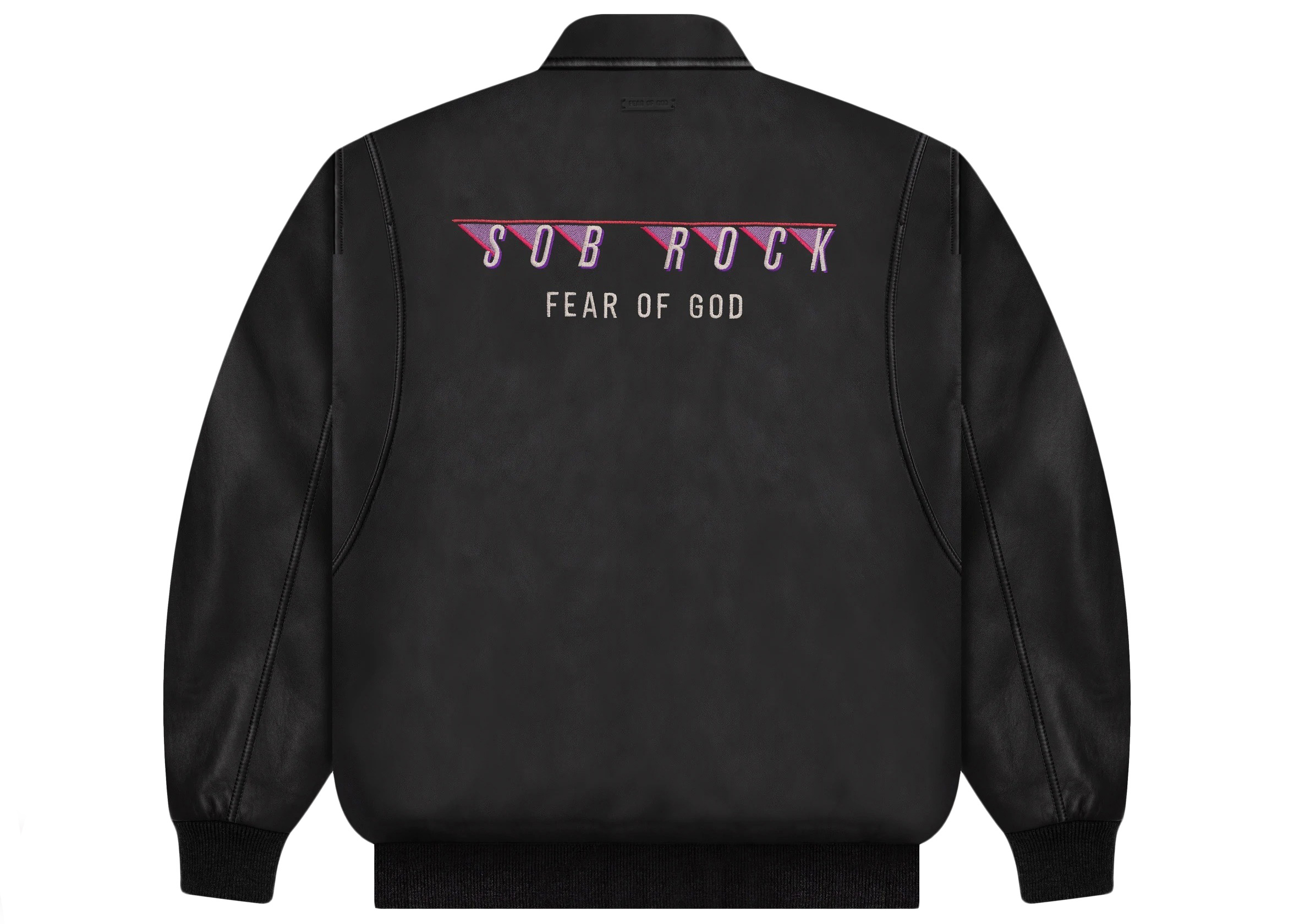 Fear of God John Mayer Sob Rock Leather Bomber Black Men's - SS22 - US