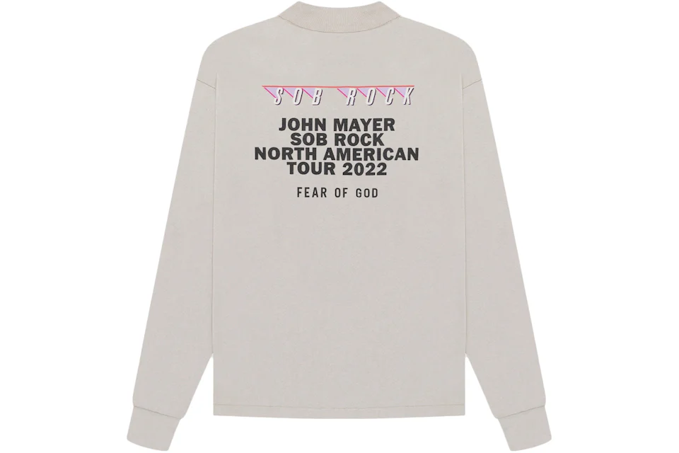 Fear of God John Mayer Sob Rock Souvenir L/S T-shirt Cement Men's