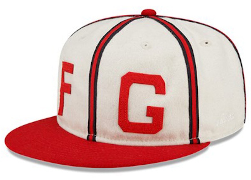 Fear of God Kansas City Monarchs FG Cap Cream Red Men s