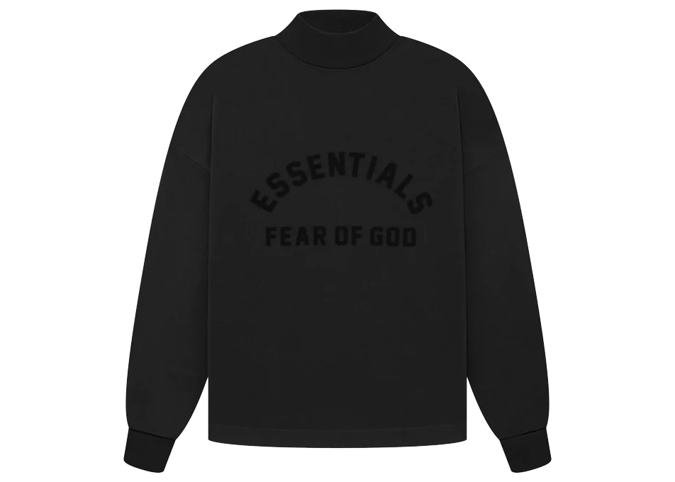 Fear of God Essentials LS Tee Black Men's - SS23 - US