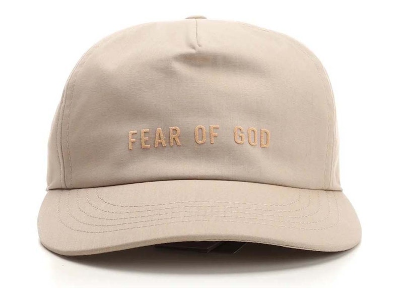 Fear of God Logo Detailed Baseball Cap Beige Men's - SS23 - GB