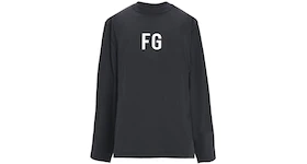 FEAR OF GOD Long Sleeve 'FG' T-shirt Vintage Black