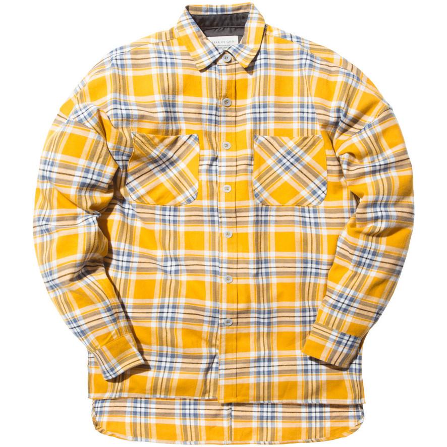 FEAR OF GOD Longsleeve Flannel Yellow メンズ - Fourth Collection - JP