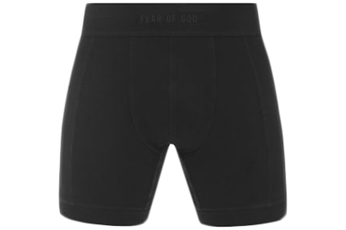 Pre-owned Fear Of God Luxury Loungewear Boxer Brief (2 Pack) Black