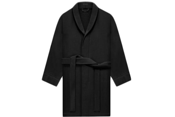 Fear of God Luxury Loungewear Waffle Knit Robe Cement