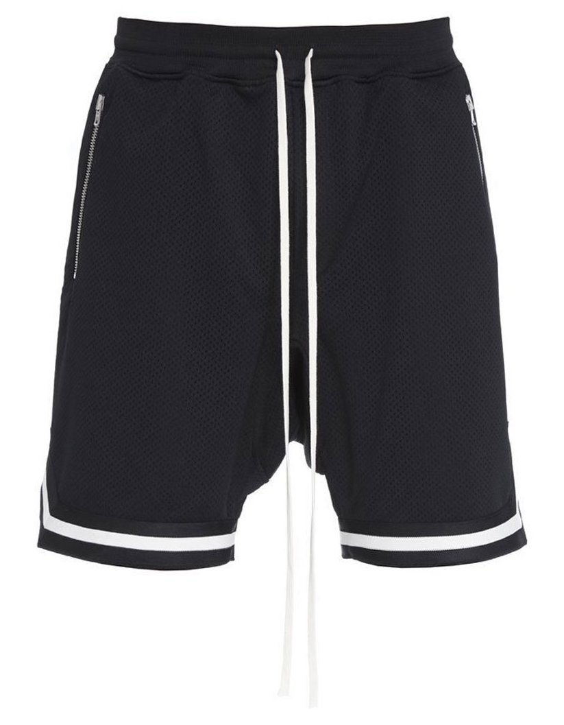 FEAR OF GOD Mesh Drop Shorts Black - Fifth Collection - US