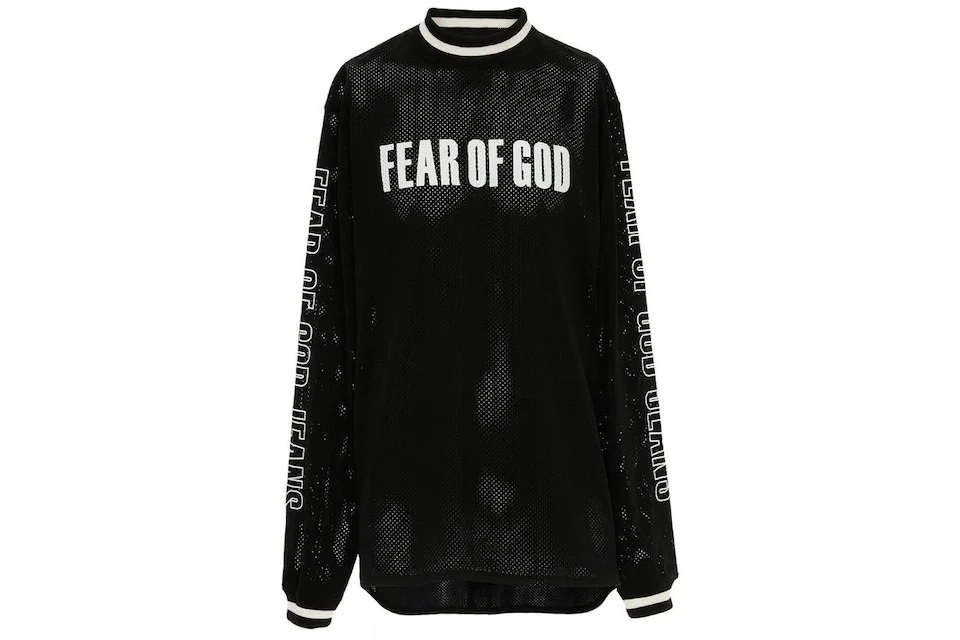 FEAR OF GOD Mesh Motorcross Jersey Black