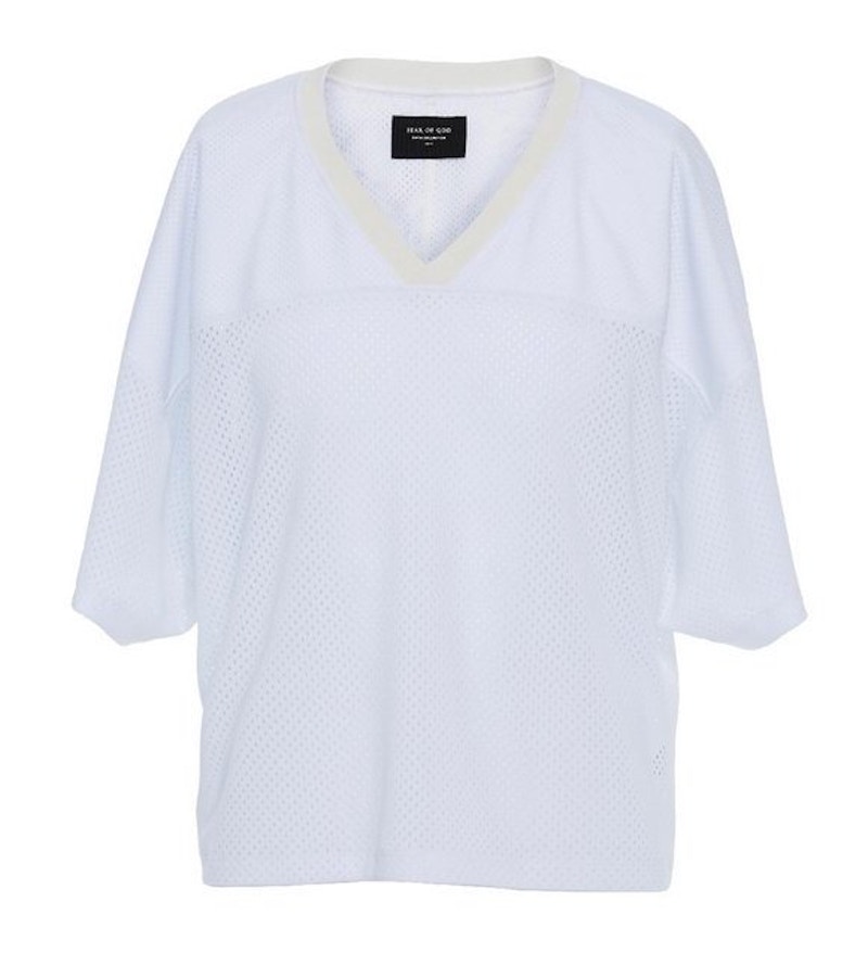 FEAR OF GOD Mesh Oversized Jersey White Men's - Fifth Collection - US