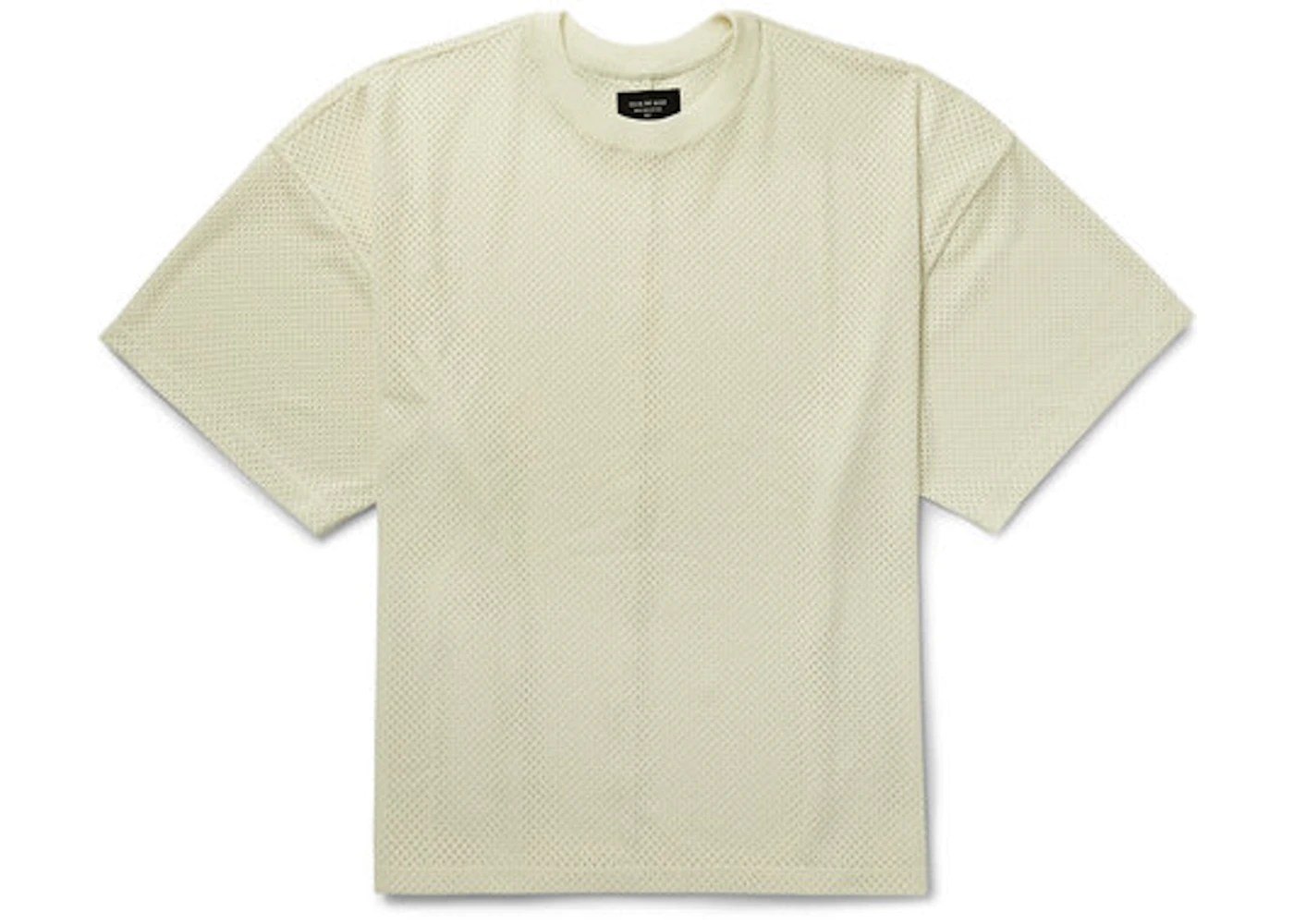 Denken Handelsmerk opblijven FEAR OF GOD Mesh Oversized T-shirt Cream - Fifth Collection - US