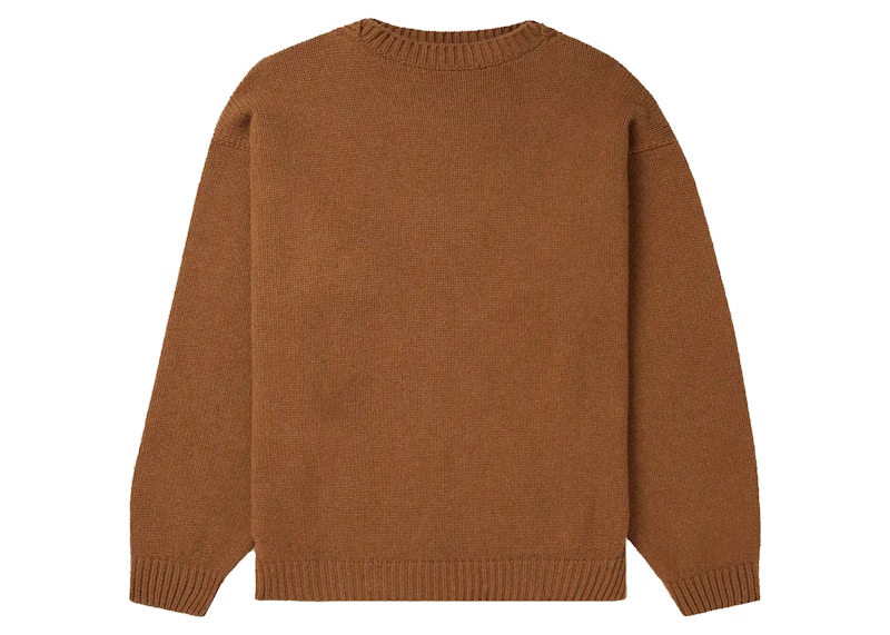 Pre-owned Fear Of God Men's Mr. Porter Exclusive Wool And Cashmereblend Sweater In Brown