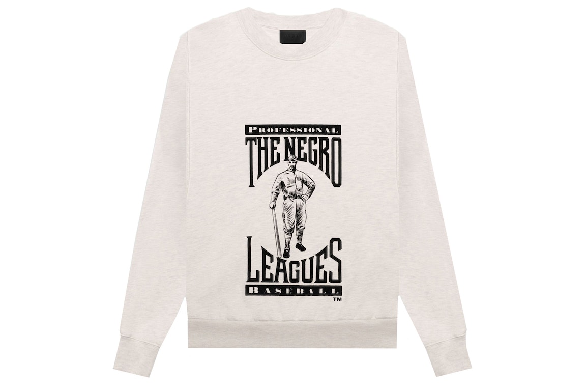 Pre-owned Fear Of God Negro League Sweatshirt Cream