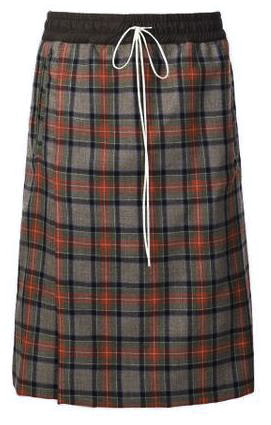 FEAR OF GOD Plaid Kilt Red Men's - Fourth Collection - US