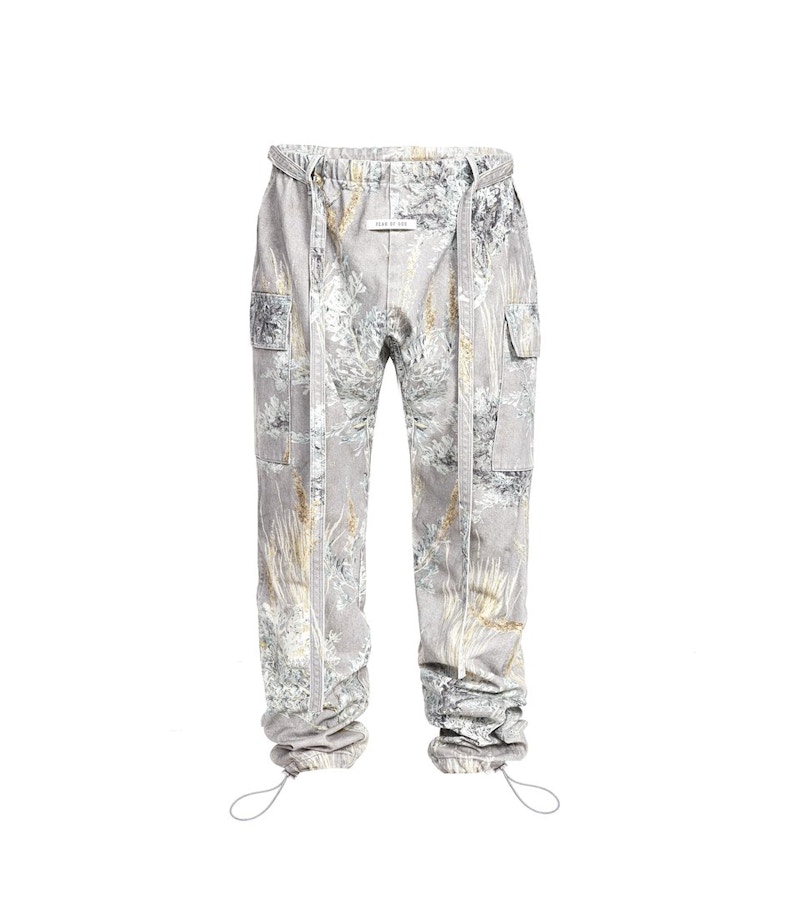 FEAR OF GOD Printed Bull Denim Jiu Jitsu Pants Ghost Camo - Sixth  Collection - US