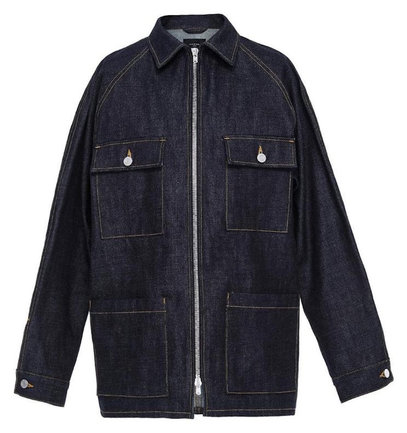 Fear of god raw store selvedge denim long jacket