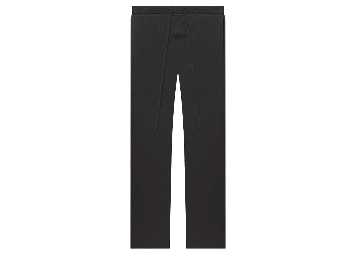 Fear of God Essentials Relaxed Waffle Sweatpant Off-Black More