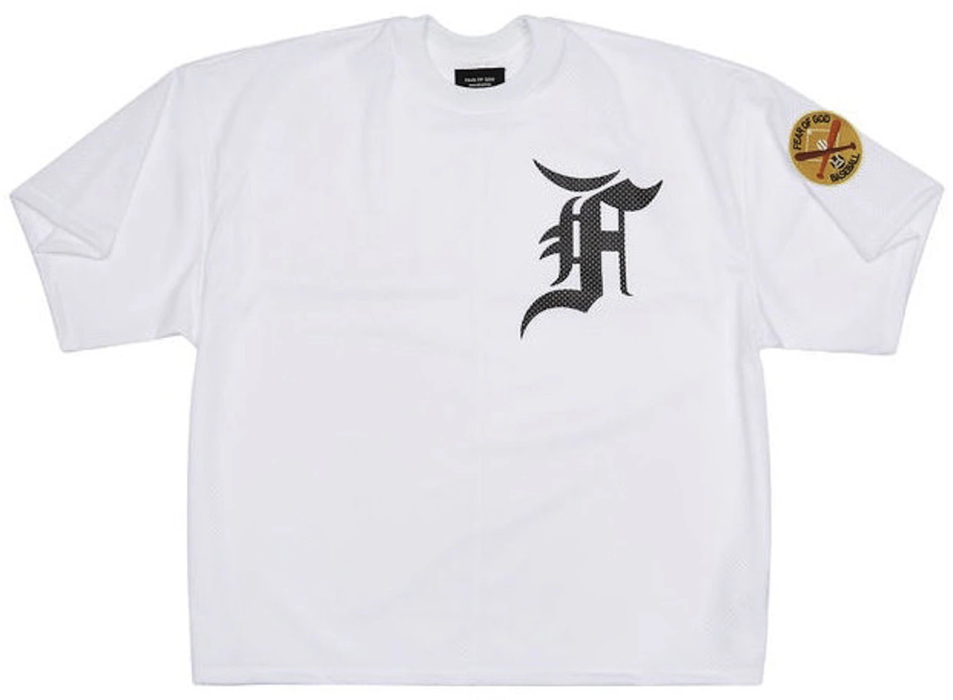 FEAR OF GOD SSENSE Mesh Batting Practice Jersey White Men's - Fifth  Collection - US