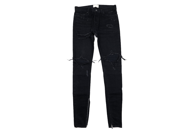 FEAR OF GOD SSENSE Vintage Black Selvedge Denim Jeans Vintage Black Men's -  Fourth Collection - US