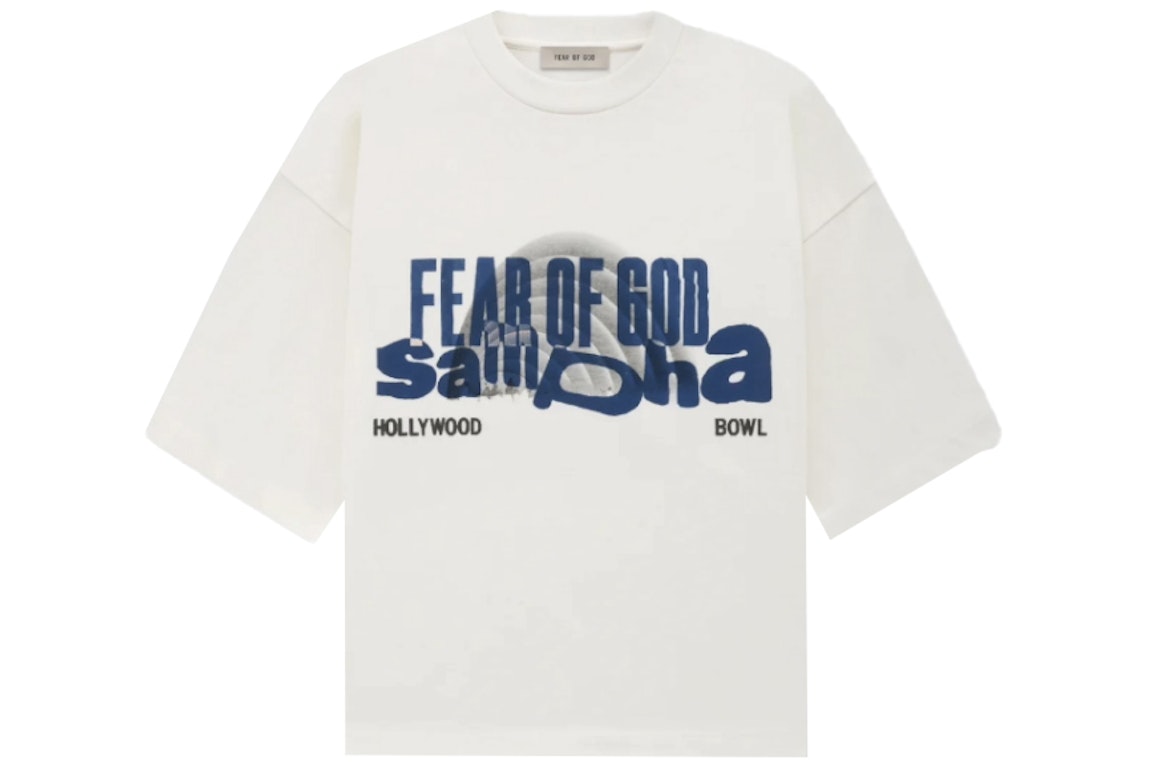 Pre-owned Fear Of God Sampha Tee White