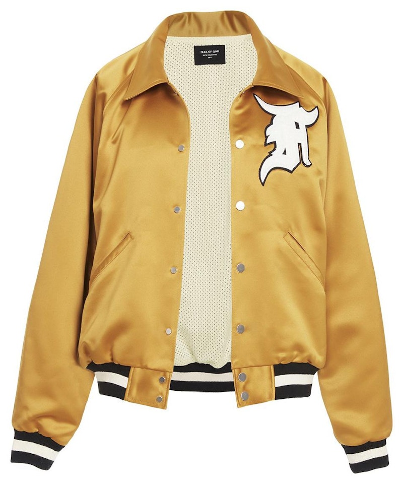 182だと小さいと思われますFear of god baseball satin jacket 5th