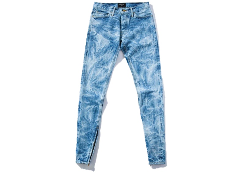 FEAR OF GOD Selvedge Denim Holy Water Denim Jeans Indigo