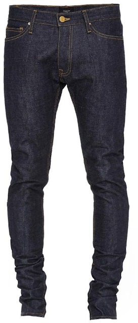 Supreme Jeans Mens 32 Slim NYC Blue Raw Selvedge Denim Streetwear