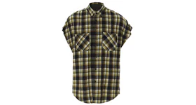 FEAR OF GOD Sleeveless Flannel Brown