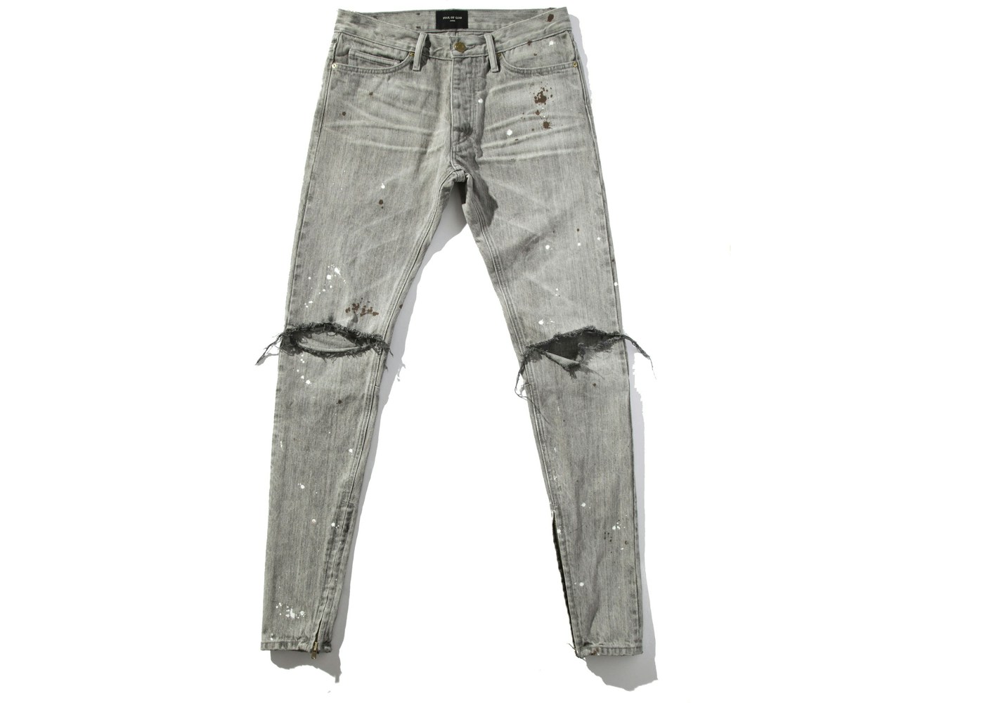 FEAR OF GOD Union LA Exclusive Distressed Selvedge Denim Jeans Vintage ...