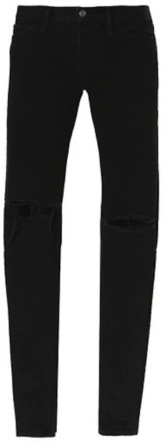 FEAR OF GOD Vintage Black Selvedge Denim Jeans Vintage Black - Fourth ...