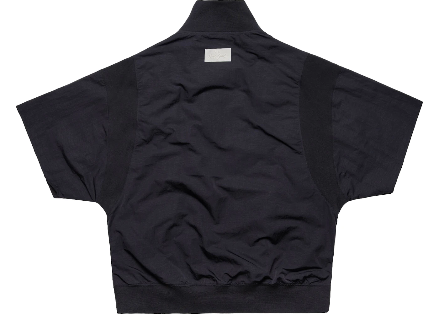 FEAR OF GOD x Nike 1 2 Zip Short Sleeve Jacket Black Sail Black