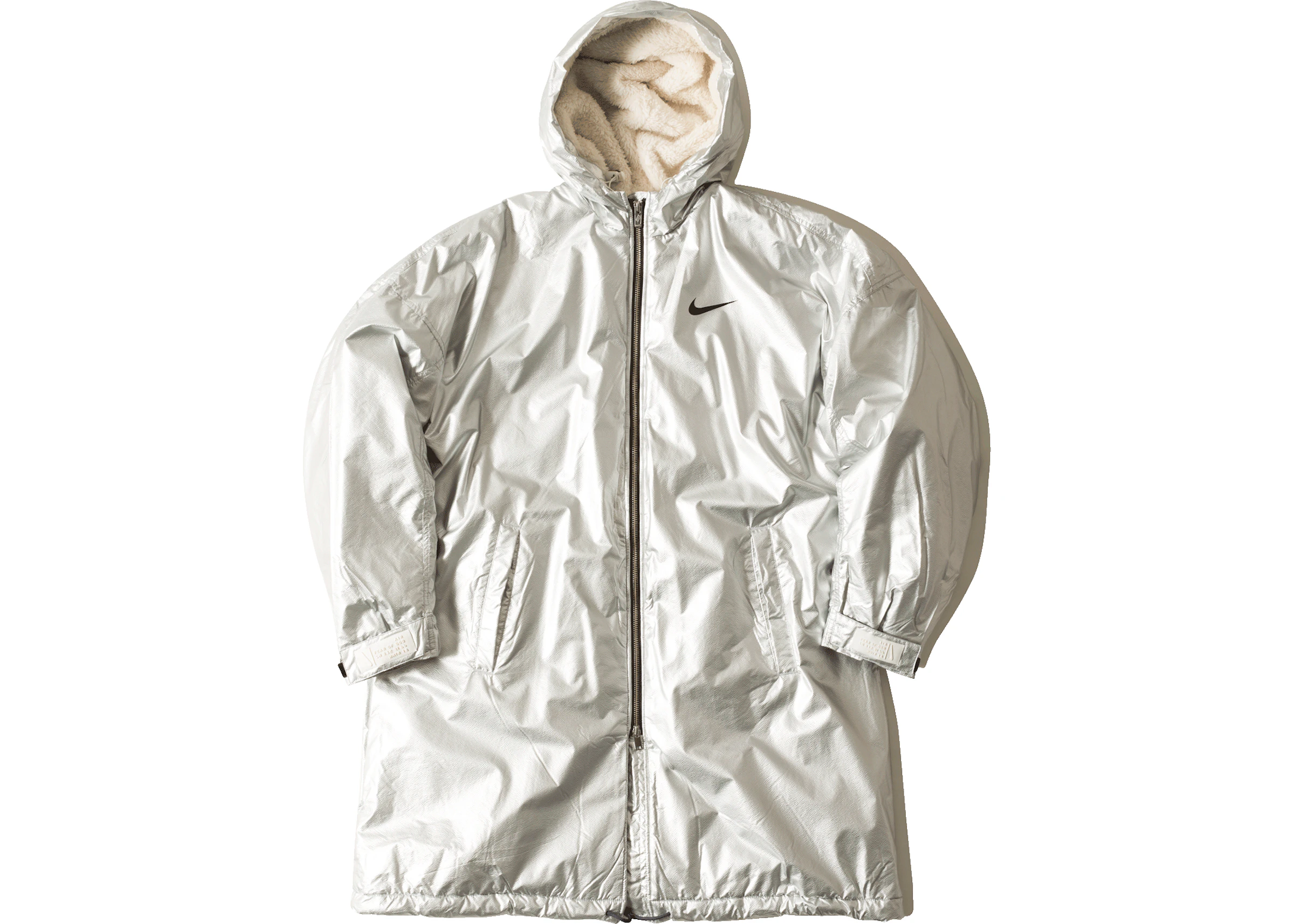 style Drive away Transparent FEAR OF GOD x Nike Parka Jacket Metalic Silver - FW18 - US