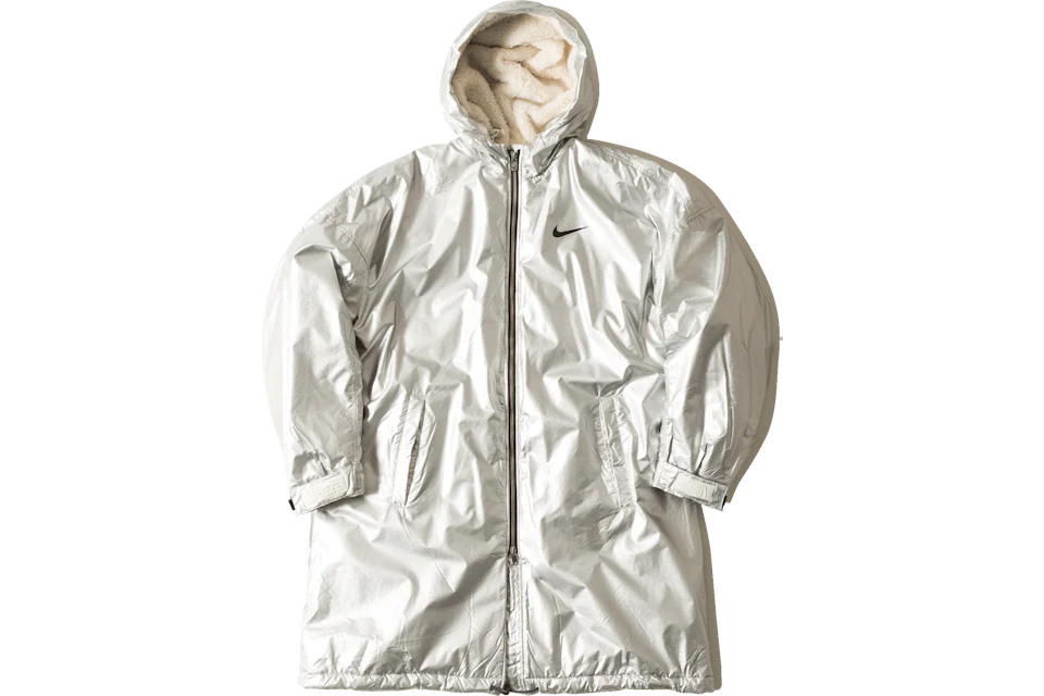 FEAR OF GOD x Nike Parka Jacket Metalic Silver