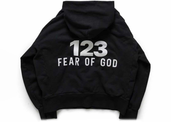 Fear of God x RRR 123 The Witness Hoodie Black Men's - FW21 - GB
