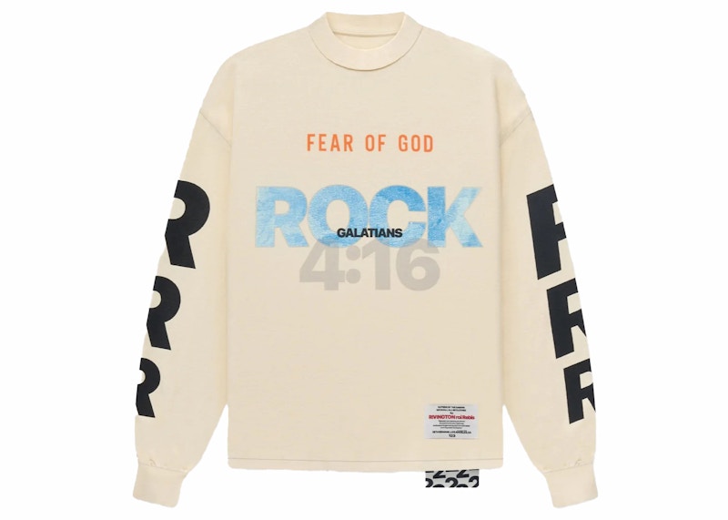 Fear of God x RRR-123 for Dave Chappelle Hoodie Cream Men's - FW22