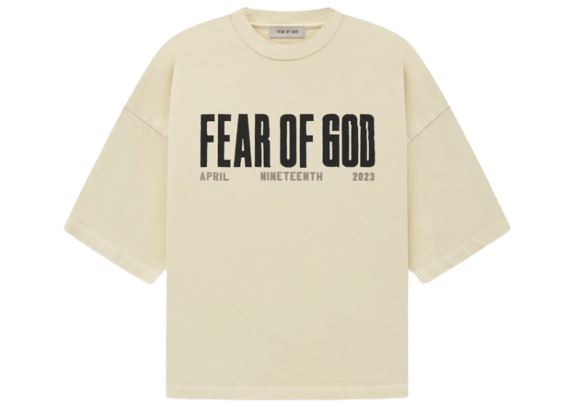Fear of God x RRR123 April 19 Tee Light Brown Men's - SS23 - US