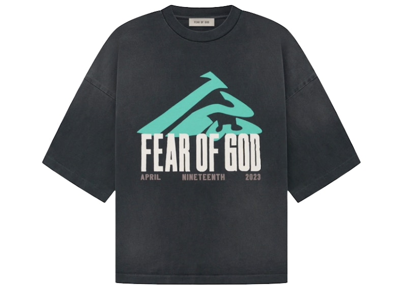 Fear of God x RRR123 Mountain Tee Black - SS23 Men's - US