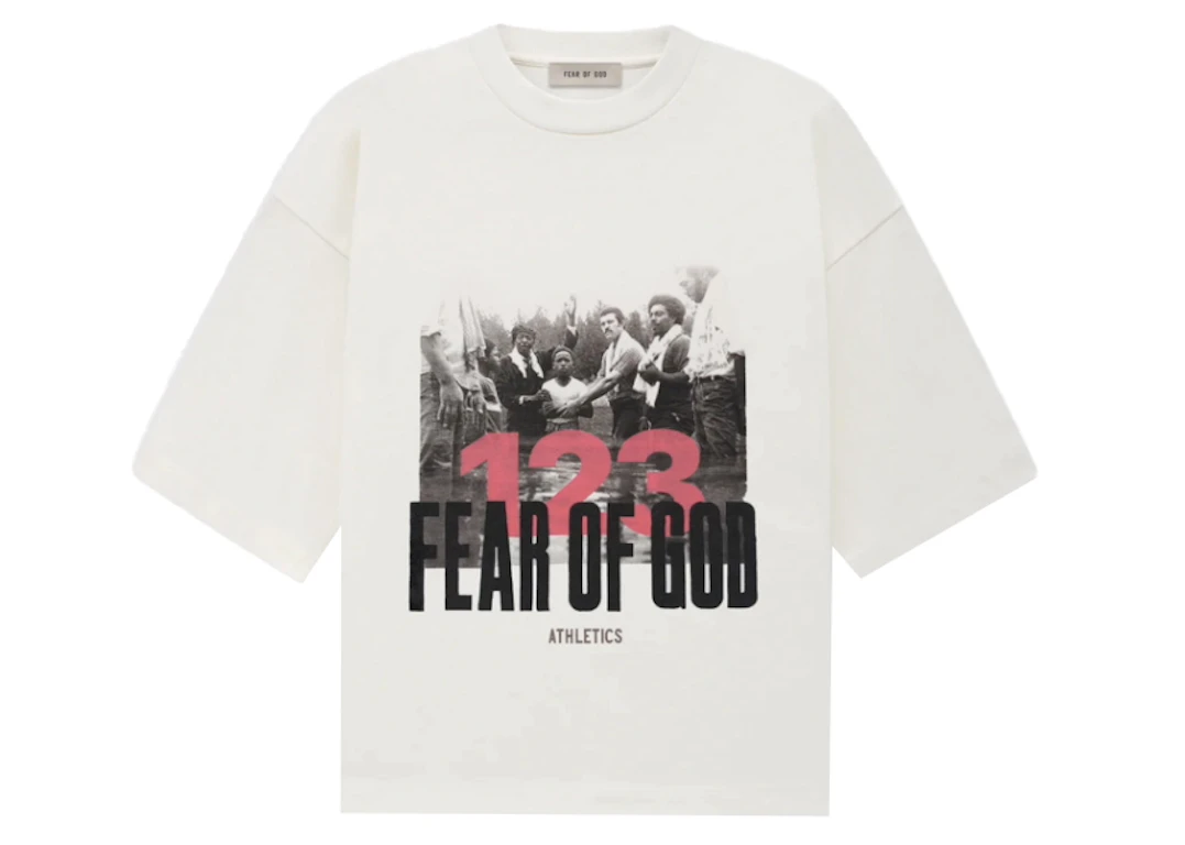 Fear of God x RRR123 Stop Running Tee White - SS23 - DE