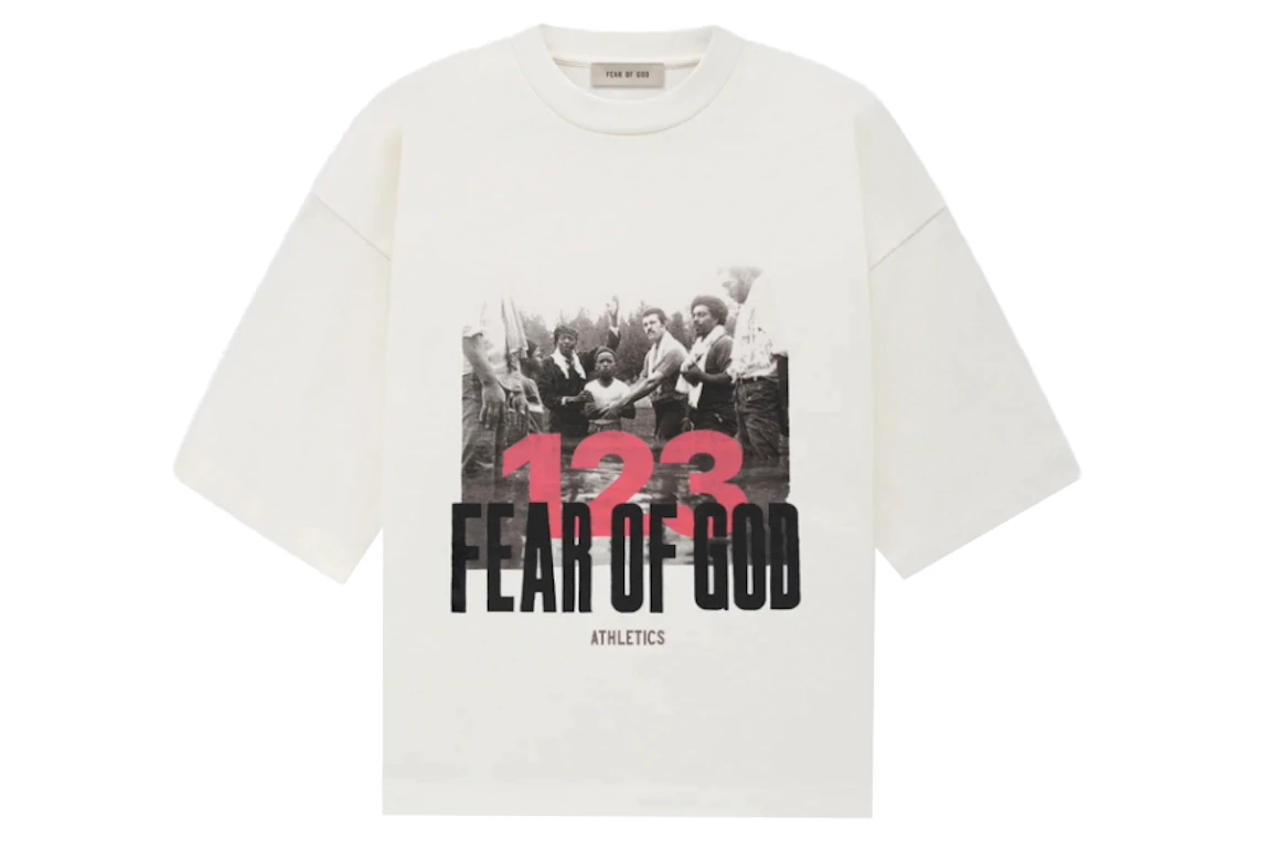 Fear of God x RRR123 Stop Running Tee White - SS23 - DE