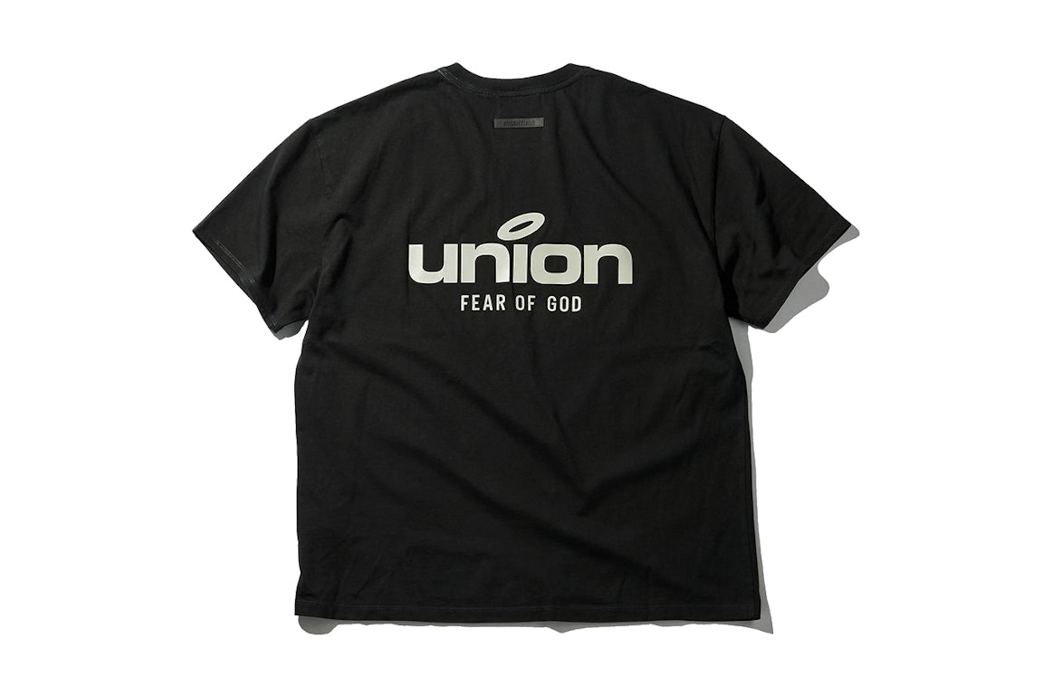 Pre-owned Fear Of God X Union 30 Year Vintage Tee Black