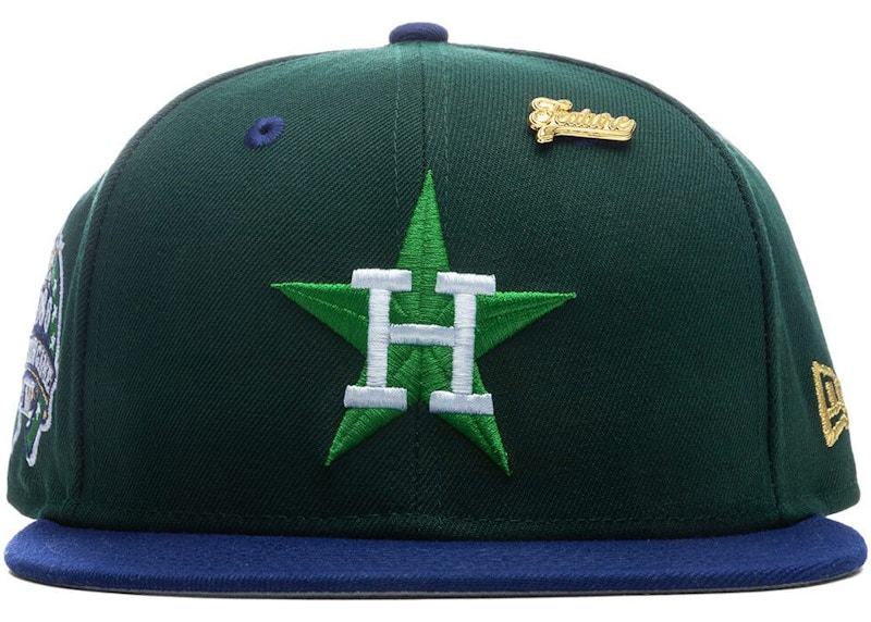 green astros fitted hat