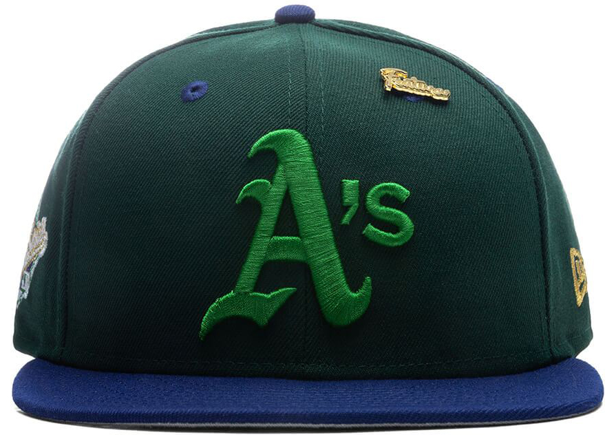 Men’s Oakland Athletics Kelly Green Heritage Band Trucker 9FIFTY Snapback Hats