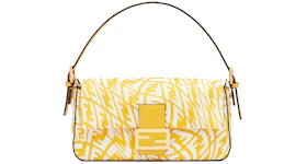 Fendi Baguette 1997 Shoulder Bag Medium Yellow
