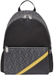 Fendi Black Nylon Backpack Black