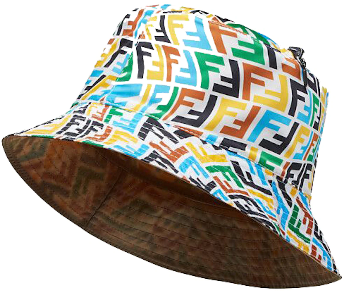 Fendi Woven Ff Bucket Hat