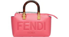 Fendi By The Way Mini Pink Leather Small Boston Bag Pink