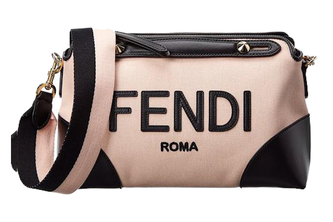 Pre-owned Fendi By The Way Shoulder Bag Medium Pink/black