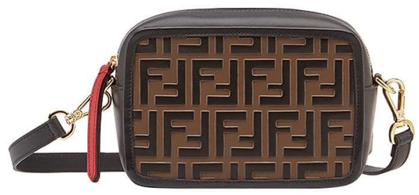 Fendi Embossed Leather Camera Bag